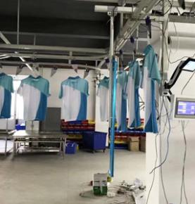 RFID sorteringslösning för hängande plagg