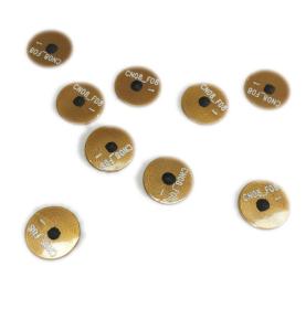Flexibel FPC elektronisk etikett diameter 8MM smycken anti-förfalskning etikett förpackningschip tillval NFC anti-metall etikett
