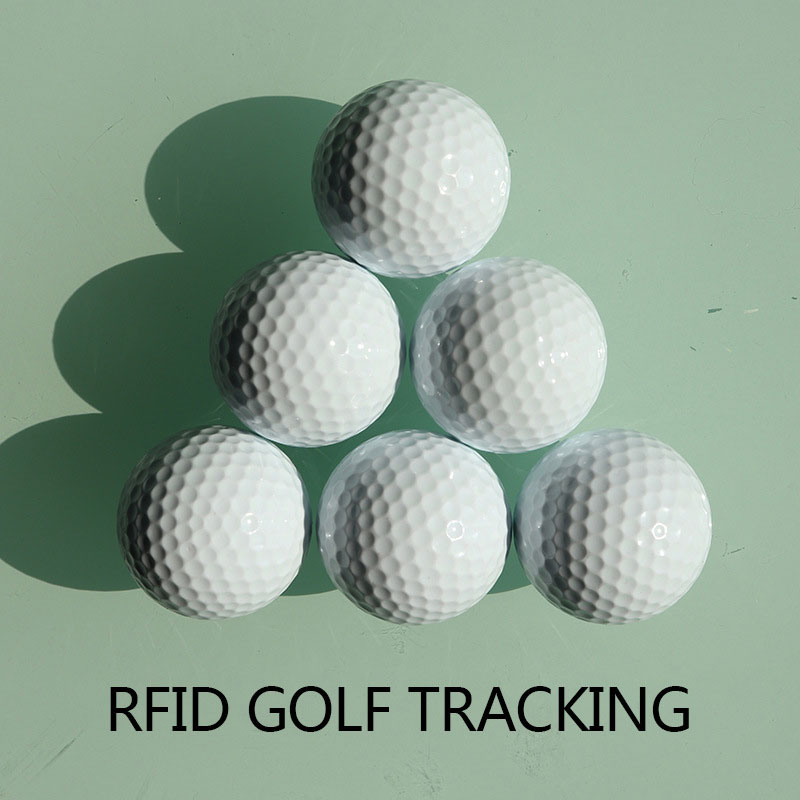 Hot rea 2 lager boll RFID Uhf golfboll med chip Alien H3 för spårning och hantering3