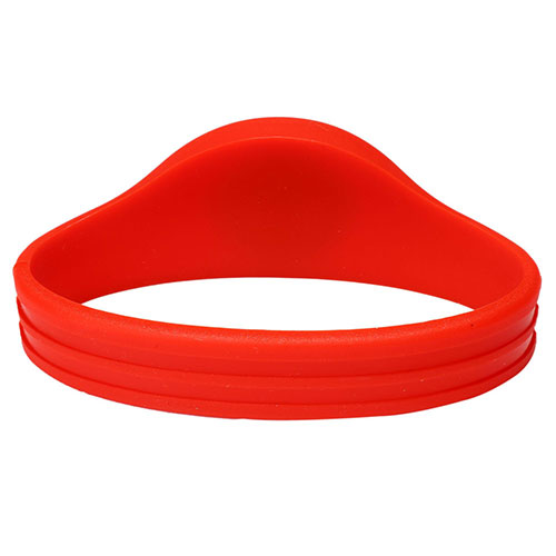 RFID silikon dubbeltråd halvcirkelarmband 4