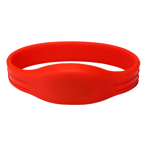 RFID silikon dubbeltråd halvcirkelarmband