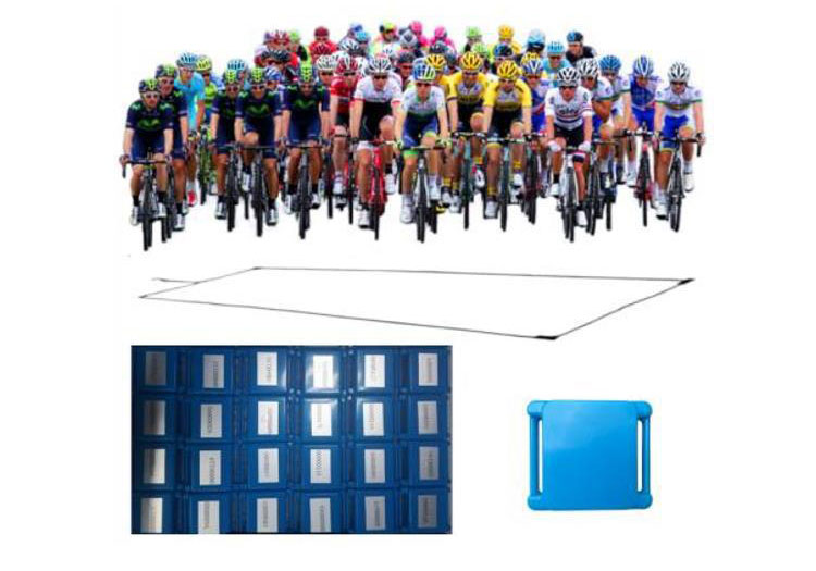 RFID UHF Sports Event Management Radio Frequency Identification 2.4 Active G Timing Card Reader 2